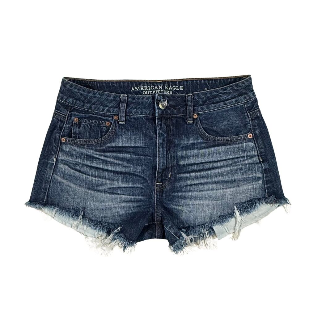 Women's Size 10 American Eagle Hi-Rise Festival Denim Shorts